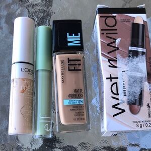 Lot of 5 Makeup Bundle: L’Oréal, Maybelline, e.l.f. & Wet n Wild